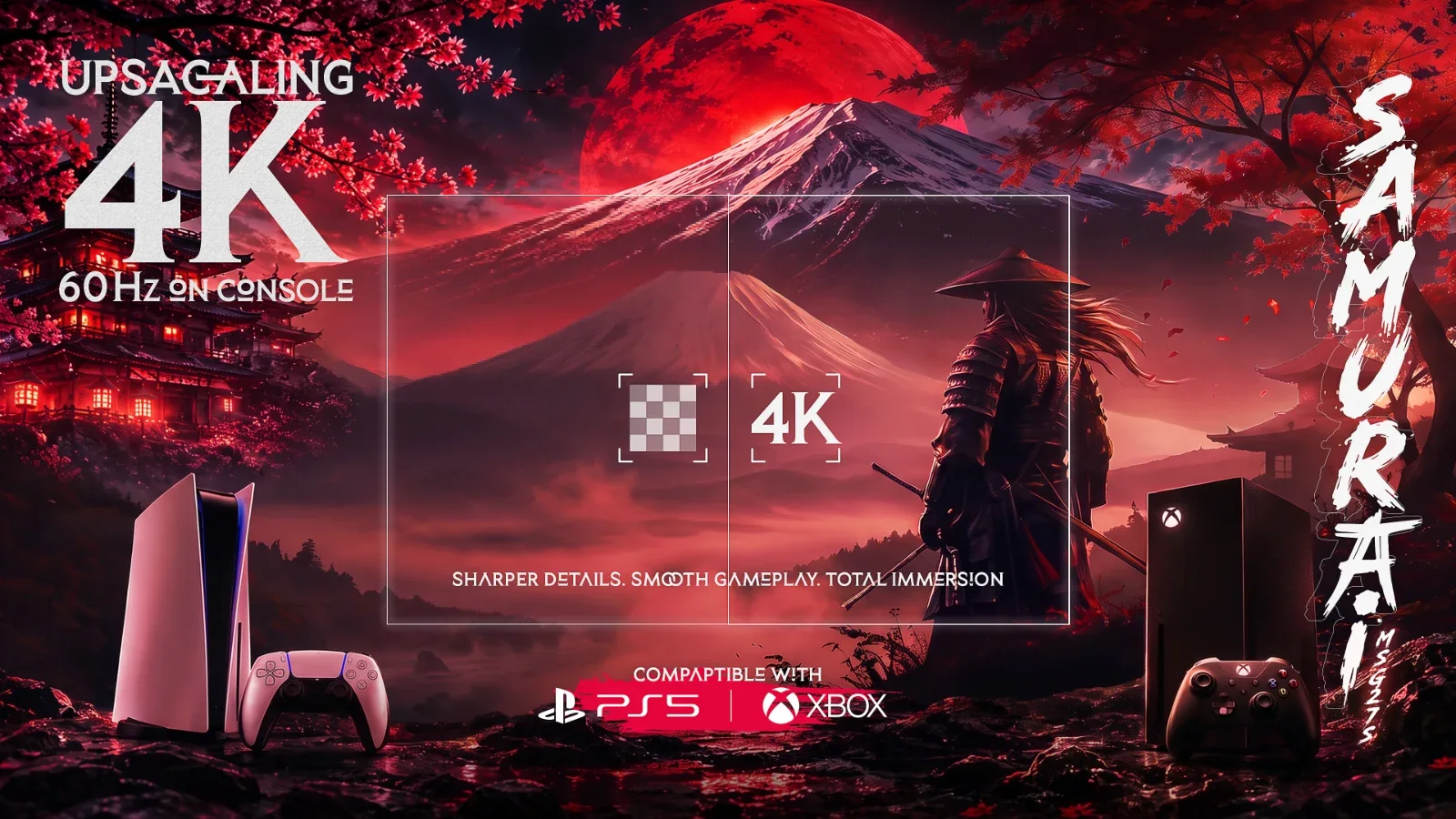 SAMURAI Upscale 4K
