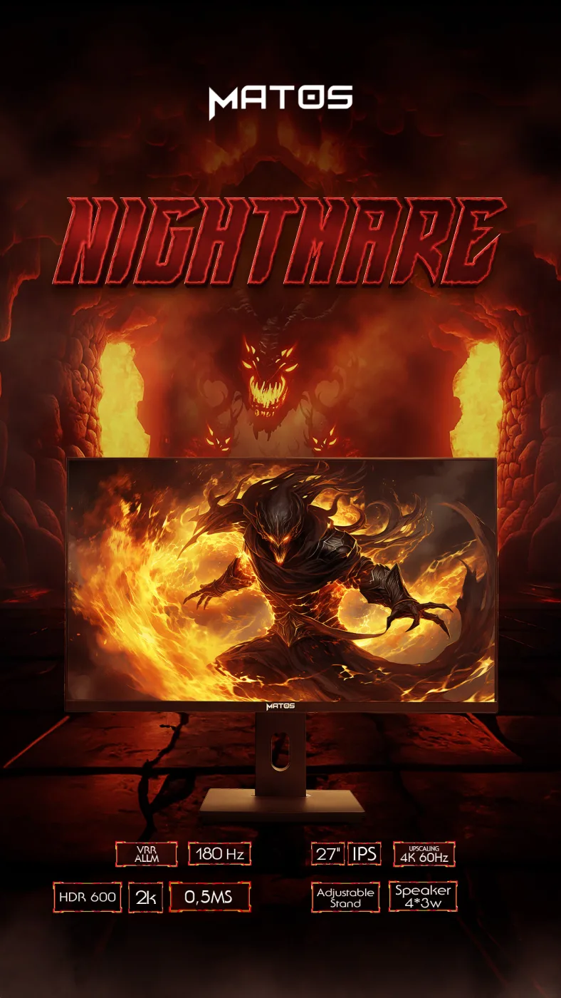 Matos Nightmare (Refurbished) Réparé ou Remis a Neuf Sous Garantie