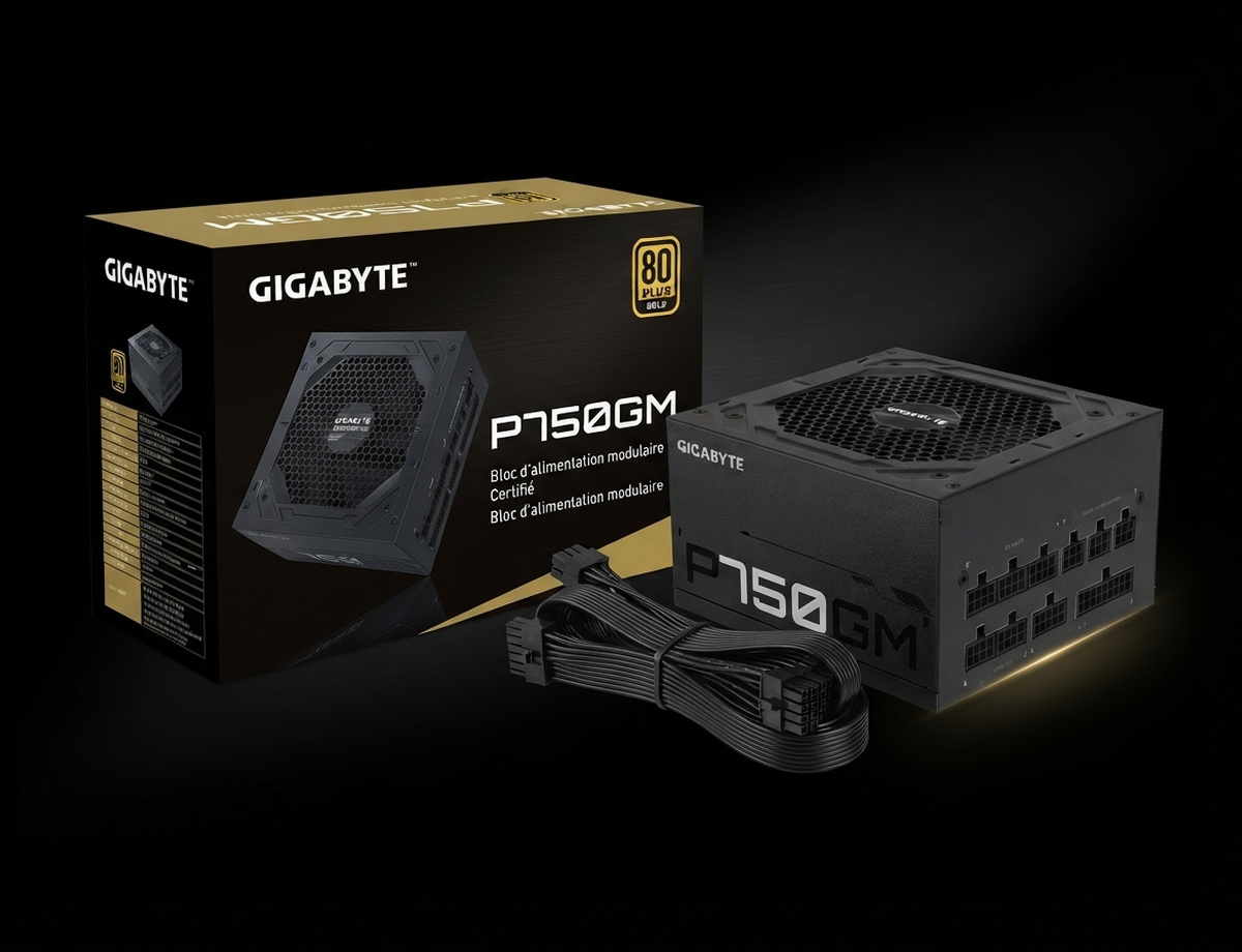Alimentation Gygabyte P750 GM 80 Plus Gold 